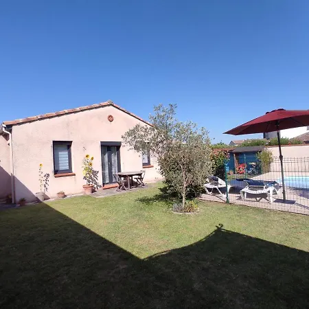Agreable Appartement T2 Avec Piscine Pins-Justaret Exterior photo