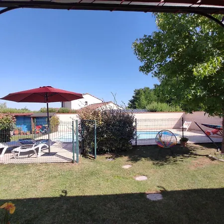 Agreable Appartement T2 Avec Piscine Pins-Justaret Exterior photo